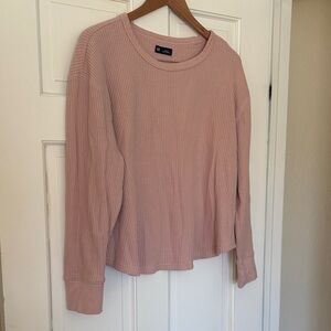 Women’s Gap thermal shirt pink size large